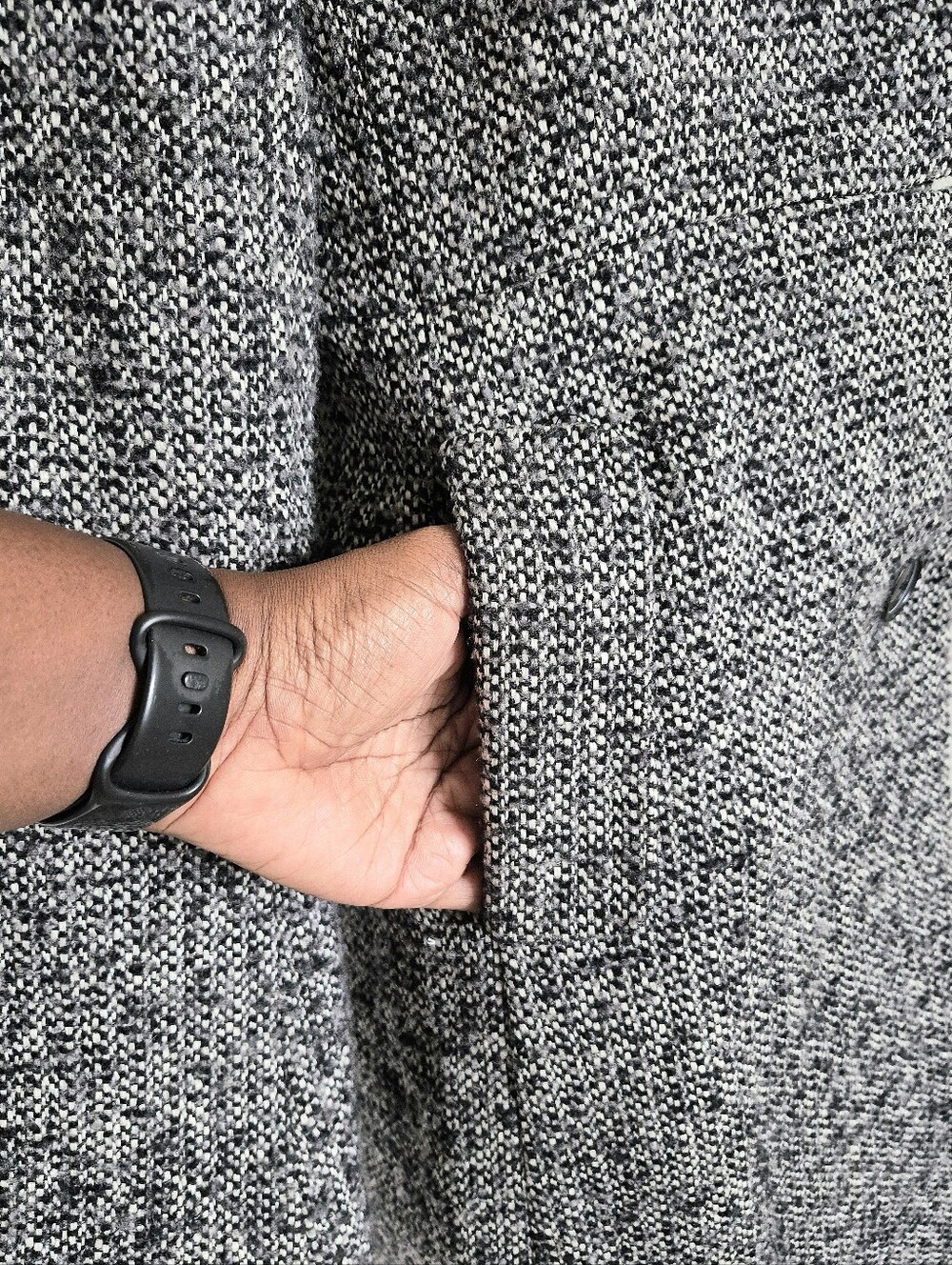 J. Crew B&W Tweed Peacoat, 10 - Picture 12 of 15